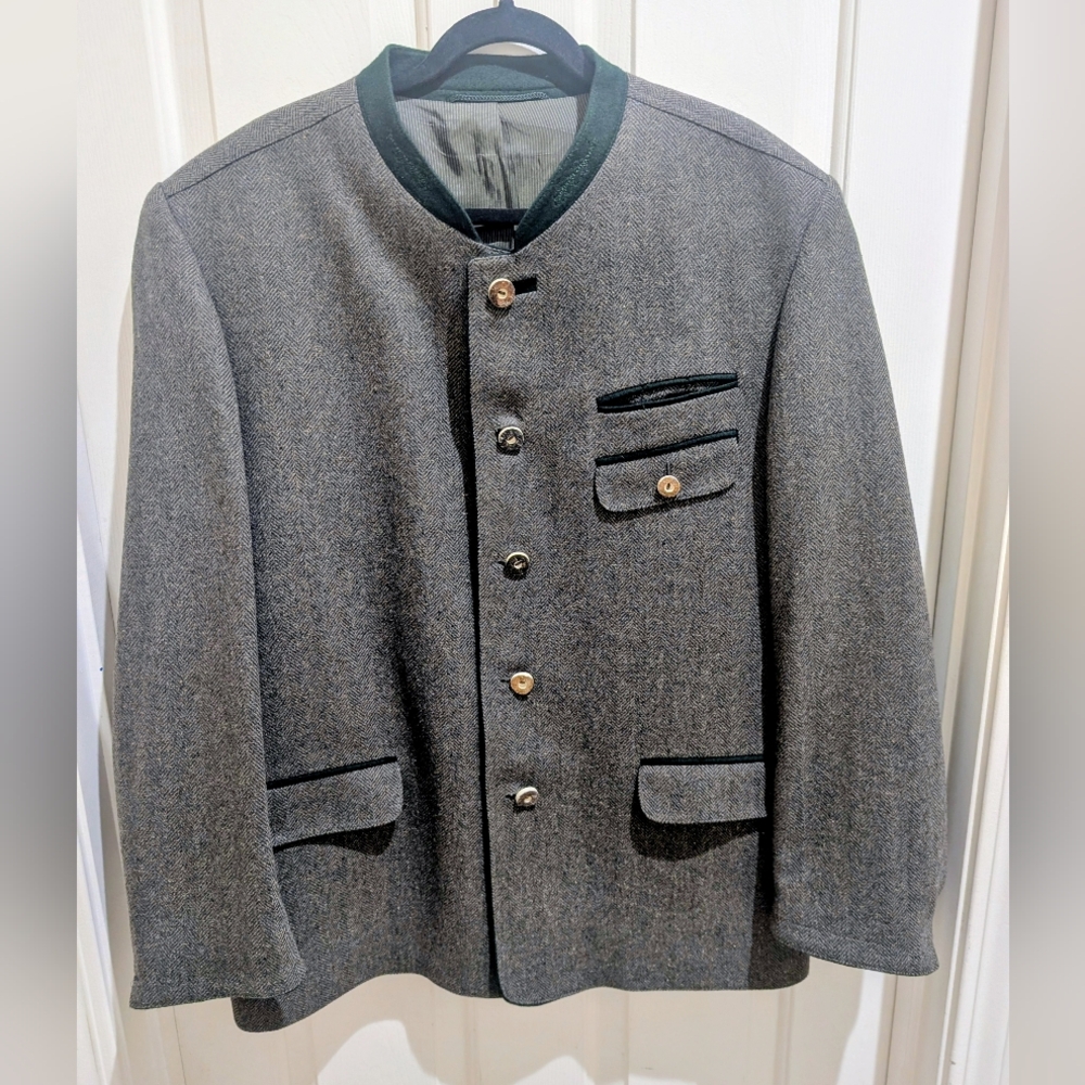 Londenfrey Herringbone Grey Wool Jacket